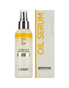 Сыворотка-мист для лица Двухфазная с муцином улитки и пробиотиками Double Layer Spray Oil Serum L’sanic