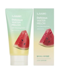 Пенка для умывания Очищающая с экстрактом арбуза Delicious Watermelon Soft Cleansing Foam L’sanic