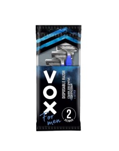 Станок для бритья одноразовый FOR MEN с двойным лезвием 4.0 Vox