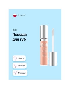 Помада для губ ULTRA MAT LIQUID LIPSTICK матовая жидкая Bell