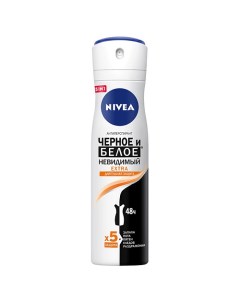 Дезодорант-антиперспирант спрей "Черное и белое" Невидимый EXTRA Nivea