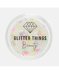 Глиттер Гель Блёстки для глаз лица и тела Северное Сияние Glitter things