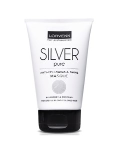 Маска для волос SILVER PURE MASQUE 100.0 Lorvenn hair professionals