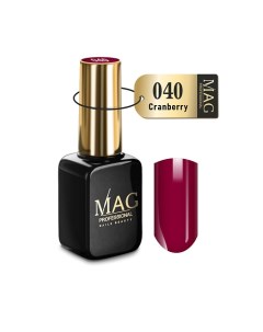 Белый гель лак для ногтей Color 001 Milky Ice 10 0 Mag nails beauty professional