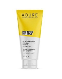 Скраб для тела питательный с морской солью и ниацинамидами Brightening Acure