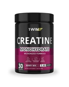 Креатин моногидрат вкус ягодный микс Creatine Monohydrate Micronized Formula 1win