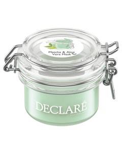 Маска-антистресс для лица с зеленым чаем матча и алоэ вера Matcha & Aloe Vera Mask Declare