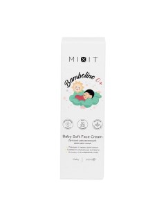 Детский увлажняющий крем для лица Bambolino 0+ Baby Soft Face Cream Mixit