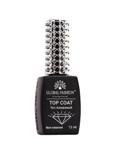 Универсальный топ Алмазный для гель лака без липкого слоя Diamond Top Coat 12 0 Global fashion