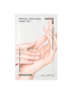 Увлажняющая маска-перчатки для шелковисто-гладких рук Special Care Mask Innisfree