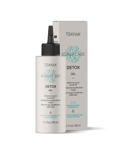 Скраб-гель отшелушивающий освежающий от перхоти Teknia Scalp Care Detox Gel Lakme