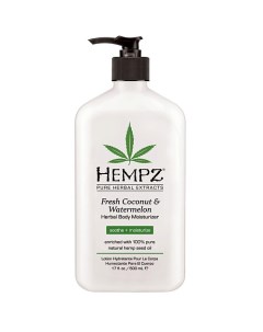 Молочко для тела Кокос и Арбуз / Fresh Coconut & Watermelon Herbal Body Moisturizer 500.0 Hempz