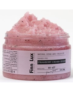 Скраб для тела Strawberry cream sugar 300 0 Finnlux