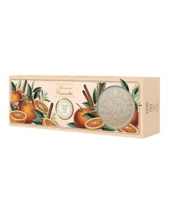 Набор Мыло кусковое Апельсин и Корица Orande and Cinnamon Scented Soap Fiori dea