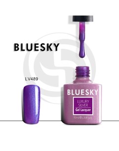 Гель лак Luxury Silver Бордовое искушение Bluesky