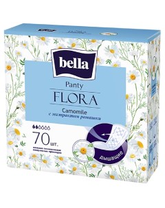 Прокладки ежедневные Panty FLORA Camomile 70.0 Bella