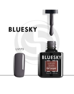 Гель лак Luxury Silver Черный властелин Bluesky