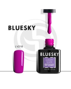 Гель лак неоновый Luxury Silver Неоновое лето Bluesky