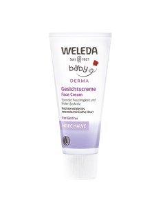 Крем для гиперчувствительной кожи лица с алтеем White Mallow Facial Cream Weleda