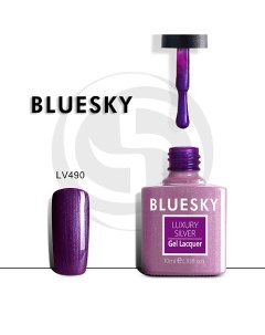 Гель лак Luxury Silver Бордовое искушение Bluesky