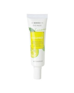 Маска для снятия усталости кожи вокруг глаз Огурец Cucumber Eye Mask Korres