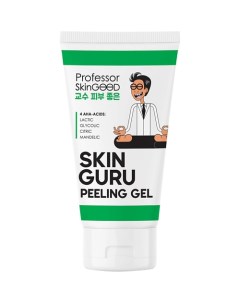 Пилинг скатка SKIN GURU PEELING GEL для лица с AHA кислотами Professor skingood