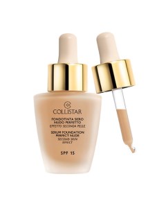 Тональная основа-сыворотка идеальный нюд SPF 15 Perfect Nude Serum Foundation Collistar