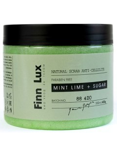 Скраб для тела MINT LIME Sugar 380 0 Finnlux