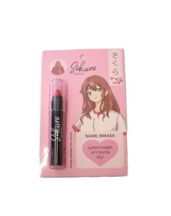 SAKURA BANDO Помада-карандаш LIP CRAYON red Take and go