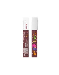 Суперстойкая жидкая матовая помада для губ "Super Stay Matte Ink" x Spotify Maybelline new york