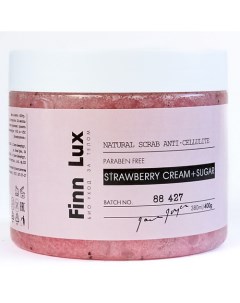 Скраб для тела Strawberry cream sugar 380 0 Finnlux