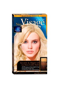 Осветляющий крем для волос Bleaching cream 02 50 0 Visage color hair fashion