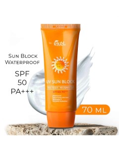 Крем солнцезащитный с Алоэ и витамином Е SPF50 PA+++ Sun Block Waterproof 70.0 Ekel