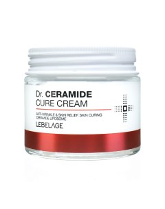 Крем для лица с Керамидами Улучшающий рельеф кожи Dr. Ceramide Cure Cream 70.0 Lebelage