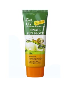 Крем солнцезащитный с муцином улитки Soothing & Moisture Sun Block SPF50/PA+++ 70.0 Ekel