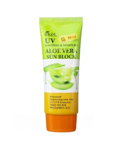 Крем солнцезащитный с Алоэ Soothing & Moisture Sun Block SPF50/PA+++ 70.0 Ekel