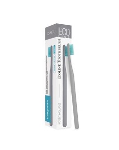 Зубная щетка Ecoline Toothbrush Grey #dentaglanz