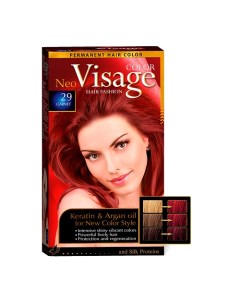 Краска для волос Intensive Red 34 Visage color hair fashion