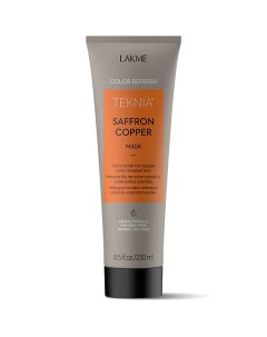 Маска для обновления цвета медных оттенков волос Teknia Color Refresh Saffron Copper Mask Lakme