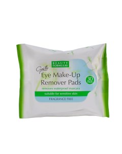 Диски для снятия макияжа с глаз для чувствительной кожи Eye Make-Up Remover Pads Beauty formulas