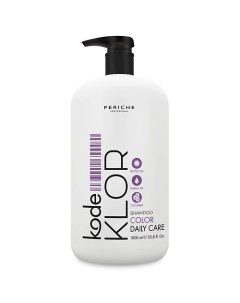 Шампунь для окрашенных (и обесцвеченных волос) Kode KLOR Shampoo Daily Care 1000.0 Periche profesional