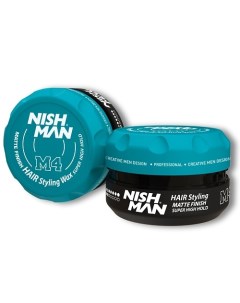 Воск для волос М4 MATTE FINISH Super High Hold 30.0 Nishman