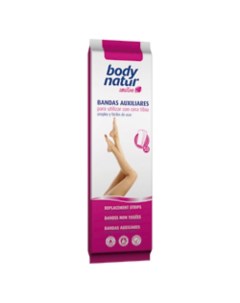 Полоски для депиляции теплым воском Replacement Waxing Strips Body natur