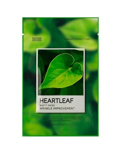 Маска для лица тканевая с экстрактом хауттюйнии Heartlife Sheet Mask Tenzero