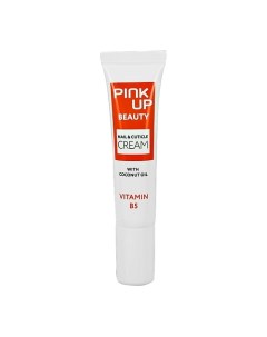 Крем для ногтей и кутикулы BEAUTY NAIL & CUTICLE CREAM с кокосовым маслом 15 Pink up