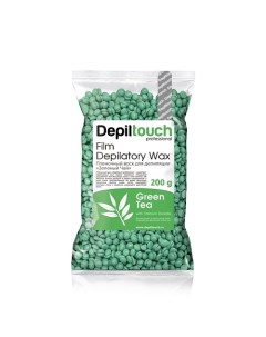 Воск пленочный с ароматом зелёного чая Film Depilatory Wax Green Tea Depiltouch professional