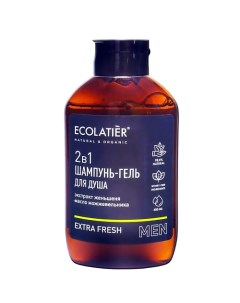 Мужской шампунь и гель для душа 2 в 1 Extra Fresh 400.0 Ecolatier