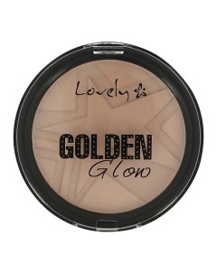 Пудра для лица компактная GOLDEN GLOW Lovely