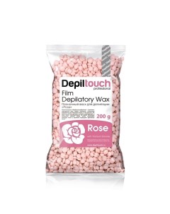 Воск пленочный воск с ароматом розы Film Depilatory Wax Depiltouch professional