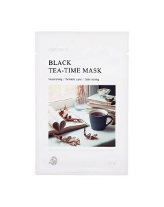 Маска для лица TEA-TIME c экстрактом листьев черного чая питательная 30.0 Detoskin